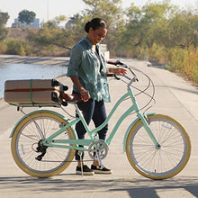 sixthreezero A/O Frida Women's Bicycle 7-Speed Step-Through Touring Hybrid Bike Mint Green