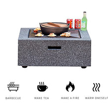 SLGGPJBU Fire Pit Outdoor fire Pit, Wood Burning fire Pit in Villa Courtyard, Home Terrace Barbecue Fireplace Set