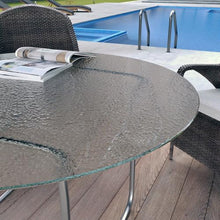 Royalty 54" Inch Round Tempered Glass Table Top – Clear Table Top Glass – Useful for Replacement, Tabletop Protector, Patio, Dining, Coffee, Desks - 1/4" Aqualite Polished Edge