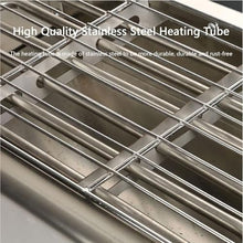 MZGYYD Commercial Countertop Stainless Steel Electric Oven, 3000W Smokeless Grill with Adjustable Temperature Control for Indoor Kebab Making (C)