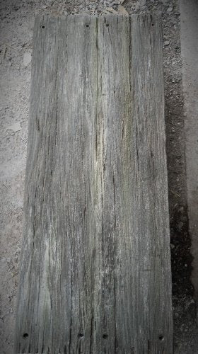 Walttools Barnwood Plank Bench Precast Concrete Mold Set 4 ft