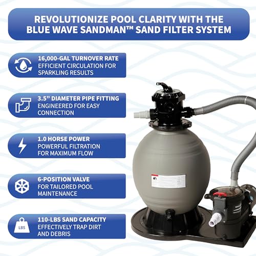 Blue Wave Riviera Above Ground Swimming Pool Package Browns