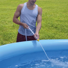 BMWJYLPM Inflatable Swimming Pool, Outdoor Circular Swimming Pool, Easy to Set Up, Backyard Home Swimming Pool(360 * 76cm)