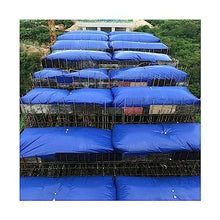 PHLEPS Cube Transport Water Tank, PVC Large Capacity Water Storage Bag, Foldable Water Carrier Container, for Garden Watering Irrigation, Customizable (Color : Blue, Size : 1000L/1.5x1x0.7m)