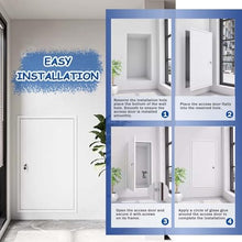 Access Panel for Drywall 36"x36" Vent Systems, Wall and Ceiling Access Doors, White Fuse Box Cover Cabinet, Electrical Plumbing Cover Plate(36x32in/91x81cm)