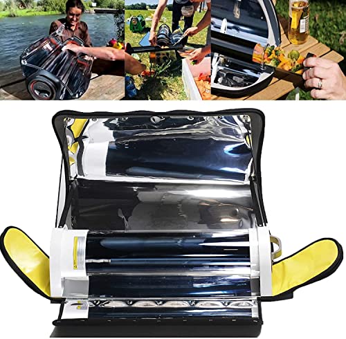 Portable BBQ Grill Solar BBQ Cooker, Solar Grill Stainless Steel Stove Oven Smoke Free Food Grade,Foldable, Delicious for Outdoor Camp Travel