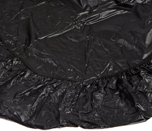Kwik-Cover 48PK-BLK 42-48" Round Kwik-Cover Black Fitted Table Cover (1 full case of 50)