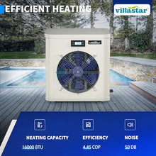 Villastar Pool Heater 16000 BTU/hr Electric Above Ground & Inground Pools