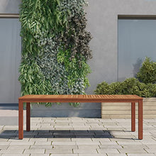 Amazonia Edinburgh 9-Piece Outdoor Rectangular Dining Table Set Eucalyptus Wood Amazonia
