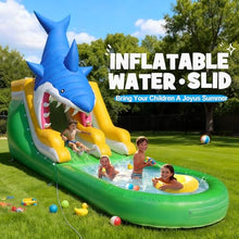 26FT Commercial Grade Inflatable Water Silde with Splash Pool & Climbing Wall, Commercial PVC Water Slide for Backyard Fun, Durable Water Slide Bounce House with 950W Blower for Kids & Family