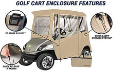 Eevelle Greenline 2 Passenger Yamaha Drive Golf Cart Enclosure Navy