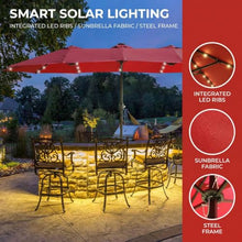 OROTLECT 15x9ft Large Double-sided Rectangular Outdoor Twin Patio Market Sunbrella Umbrella