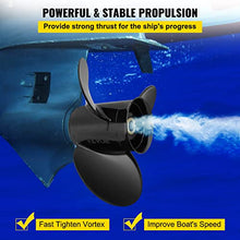 VEVOR Outboard Propeller and Hydraulic Steering Kit 300HP Black