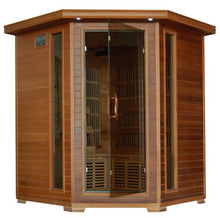 Blue Wave Whistler - 4 Person Corner Cedar Heatwave Sauna