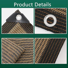 Sun Shade Cloth Privacy Screen, Sun Shade Cover Net Mesh Tarp with Grommets, Resistant Garden Sun Shade Netting, for Greenhouse, Plant Cover, Chicken Coop, Patio