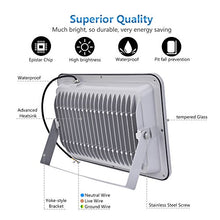 5 Pack 150W LED Flood Light Outdoor, Viugreum Super Bright Security Floodlights, 110V 12000LM Daylight White (6000K) LED Work Lights Landscape Wall Lights for Garage Garden Yard