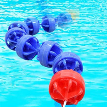 HDYZJQ Inground Pool Lanes Divider Line for Safety Cordon, Pool Safety Rope with Floats Red Blue Yellow for Commercial Competition, Pool Ropes to Divide Pool(45m/147ft/1771in)