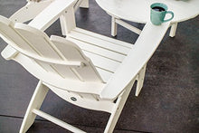 POLYWOOD Vineyard 5-Piece Oversized Adirondack Chair Conversation Set