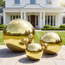 3PCS Gold Inflatable Mirror Ball Set,Reusable Mirror Ball Large Event Decoration PVC Ball with Electric Pump for Party,Concerts,Stage,Wedding Decorations(Gold, 3pcs:19.7In+31.5In+47.2In+Pump)
