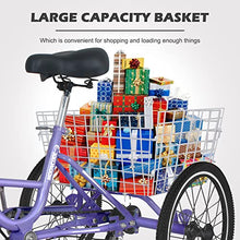 NAIZEA Adult Folding Tricycle Purple