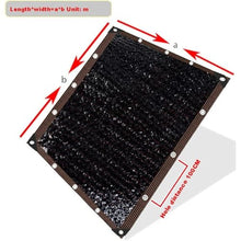 Hxli Sunshade Net Mesh Tarp with Reinforced Grommets, Privacy Screen Outdoor Sun Shades Cloth, Heavy Duty Sunblock Resistant