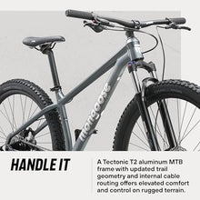 Mongoose Switchback 2 Mountain Bike 9-Speed 29-Inch Wheels Medium Grey