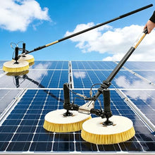 Sunseota Photovoltaic Panel Cleaning Machine with Water Pump, Electric Pool Cleaning Brush w/Adjustable Brush Head, Extendable Window Cleaning Pole Cleaner Kit, Photovoltaic Lithiumbattery-7.5M