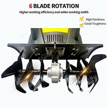 TREEYX Garden Gear Electric Garden Tiller,2400W Low Noise Electric Cultivator, Tilling Width 45Cm,Working Depth 22Cm,Speed 420 RPM,Cultivator (10m Extension Cord)