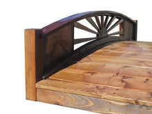 SamsGazebos Sunburst Wood Garden Bridge 6' Brown