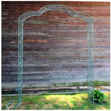 iumLeap Trellis Rose Arch Metal Garden Arch Trellis Stable Garden Arch for Climbing Plants, 5.2ft×7.8ft/6ft×7.8ft, Backdrop Stand for Garden Decoration, One Color-180cm/6ft