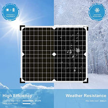 RENJJPBO Solar Panels 80 Watt 20 Volt, High-Efficiency Monocrystalline PV Module Power Charger for Power Station RV Camping Off Grid
