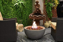 Modeno Nantucket Propane Fire Pit Table Cast Concrete 26 x 26-in