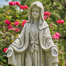 Zaer Ltd. 36" Tall Outdoor/Indoor Magnesia Based Cement Mary Statue