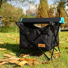 AFPSDLFJDLS Outdoor Foldable Table with Storage Bag Aluminum Picnic Folding Camping Desk with Waterproof Tableware Cloth