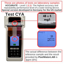 Digital Pool Water Tester, Bluetooth, Wi-Fi, App, Cloud, Pool Testing Kit, 27 Water Parameters, Accurate, All in One, Field Tested - PoolWaterLAB
