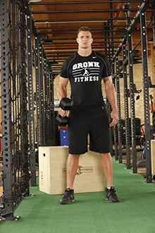 Gronk Fitness Rubber Hex Dumbbell Set - Pairs - 5-50lbs