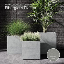 COSAPOTS Reglito Cube Planters for Outdoor Plants, Square Indoor/Outdoor