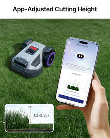 ANTHBOT M9 Robotic Lawn Mower with Garage, 1/4 Acre Wire-Free NRTK & Vision