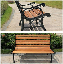 ERoomQ Outdoor GThe Bench,Patio Bench Park Bench Outdoor Conversation Couch, 49in Park GThe Bench Terrace Bench, Outdoor Double seat Courtyard cast Iron Metal seat
