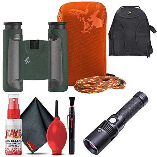 SWAROVSKI OPTIK 10x25 CL Pocket Mountain Binoculars Green with Accessory Package