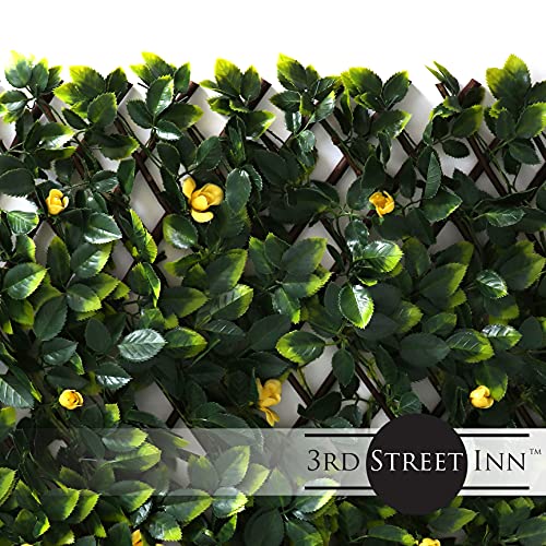 3rd Street Inn Artificial Greenery Bamboo Trellis for Privacy - 4 Pack