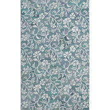 Company C Camellia Indoor/Outdoor Performance Rug 5' x 8' Aqua