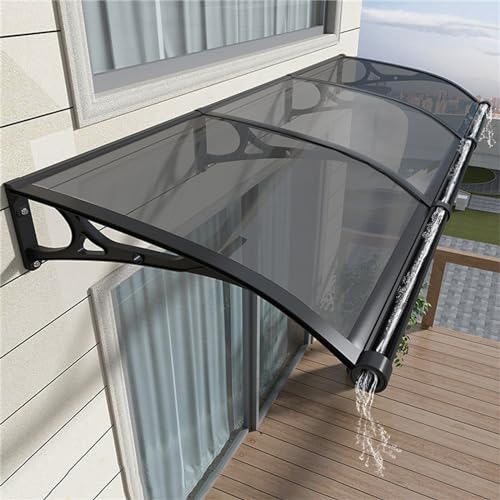Outdoor Patio Awning Canopy - Front Door & Window Canopy for UV Rain Snow Protection - Ideal for Porch Deck Garden Awnings Sunshade Solution