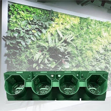 FDGFRGG Set of 16 Vertical Wall Planters, Indoor Stackable Wall-Mounted Flowerpots, Outdoor Hanging Plastic Pots for Living Wall, Garden, Vegetable(Small(16PCS))