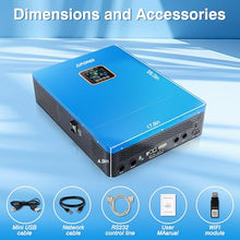 ZLPOWER 10000W Solar Inverter 48V Split Phase 120V/240V, 11000W Max PV Input Hybrid Inverter Charger, Battery-Free Operation, Pure Sine Wave for Whole Home Backup (WiFi and BMS COMM)