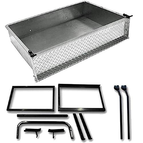 Performance Plus Carts Club Car Precedent Golf Cart Aluminum Utility Cargo Box Kit