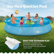 12'x30 Sea Inflatable Ring Top Outdoor Above Ground Pool