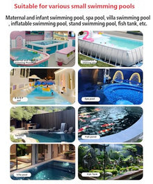 zcjysqav Cordless Handheld Pool Vacuum, Rechargeable Pool Cleaner for Spa Hot Tub & Small Pool with Powerful Suction