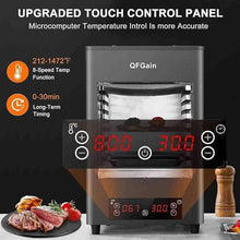 VYUJHNBG Electric Steak Grill, 1700w/3400W Electric Steak Broiler, Steak Grill Oven, Time and Temperature Adjustable,Maximum Temperature 800℃