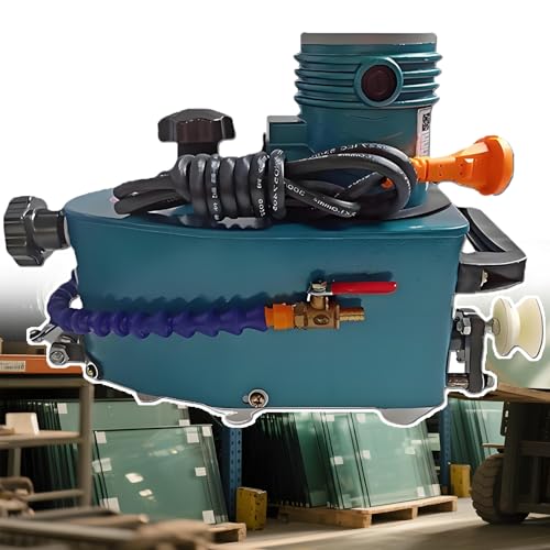 Professional Electric Small Glass Edging Machine - 800w Electric Glass Edge Polishing Machine | 8000 RPM High-Speed Portable Small Glass Edger, Whisper-Quiet,5mm
